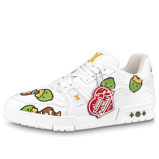 LOUIS VUITTON x Nigo Trainers 'White with Duck Monogram' 1A9JBW