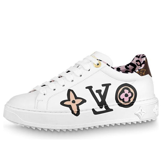 (WMNS) LOUIS VUITTON Time Out Sneakers 'White with Large Side Logo' 1A93XF