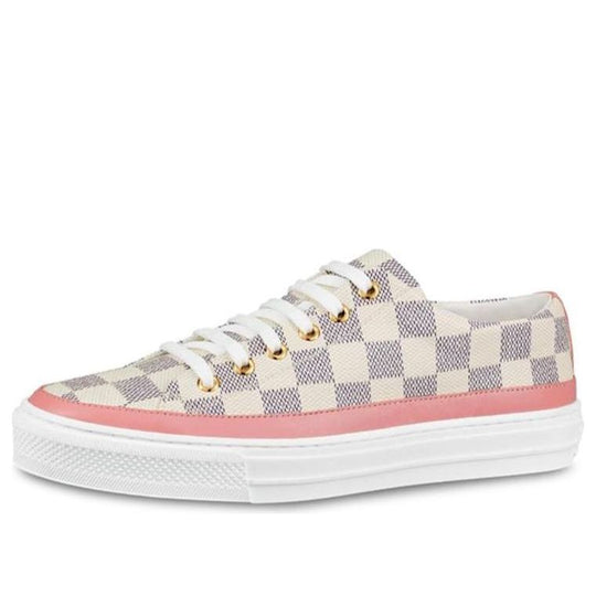 (WMNS) LOUIS VUITTON LV Stellar Damier Azur Low-Top Sports Shoes Pink 1A4XMQ