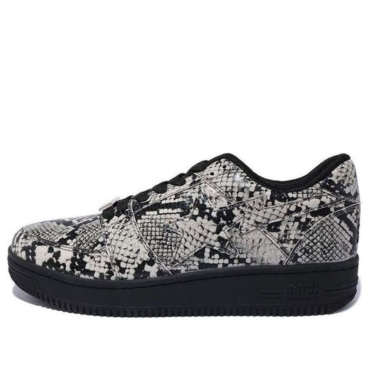 A BATHING APE Bape Sta Low 'Snakeskin Grey' 1G30-191-013-LTB