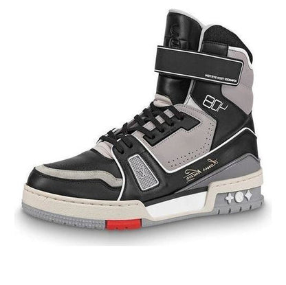 LOUIS VUITTON Trainer Boots 'Grey Black' 1A54I