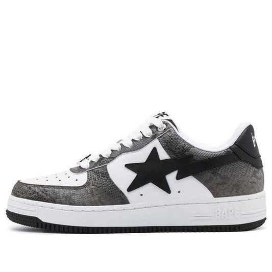 A Bathing Ape Bape Sta Snakeskin 'Grey' BAPESTA-SNAKESKIN-CHARCOAL