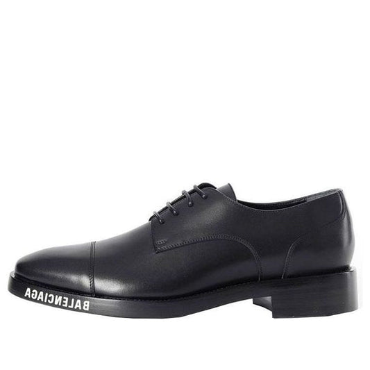 Balenciaga Derby Lace Up Shoes 'Black' 590716WA6F01000