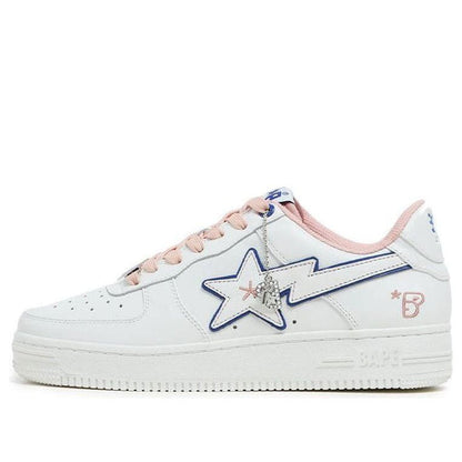 (WMNS) A BATHING APE x Bapy Bape Sta 'Pink White' BPYSNSN0061C