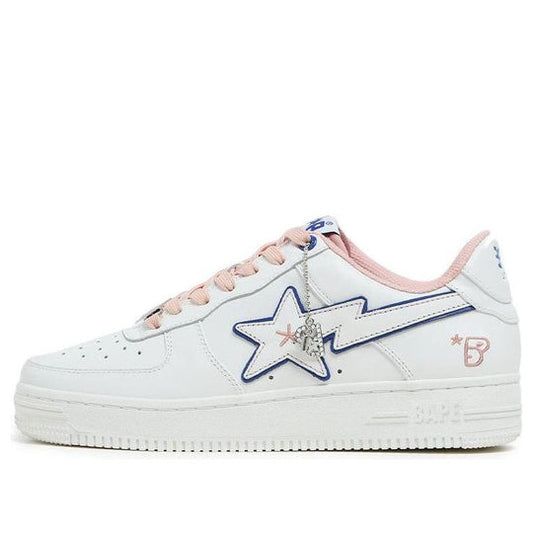 (WMNS) A BATHING APE x Bapy Bape Sta 'Pink White' BPYSNSN0061C