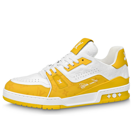 LOUIS VUITTON LV Trainers 'White Yellow' 1AANGL