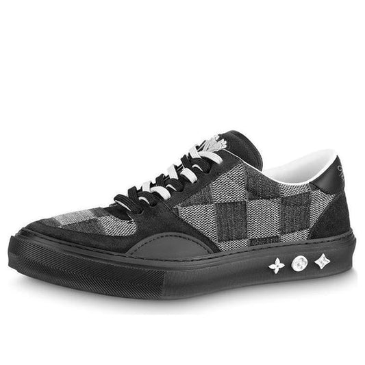 LOUIS VUITTON Ollie Sneakers 'Black Plaid Mesh' 1A9YTQ