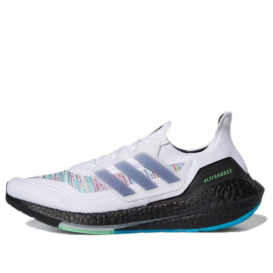 adidas UltraBoost 21 'White Screaming Green' GZ3194