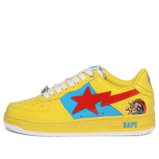(WMNS) A BATHING APE Bape Sta x Marvel 'Yellow Blue Red' 1I73-291-905