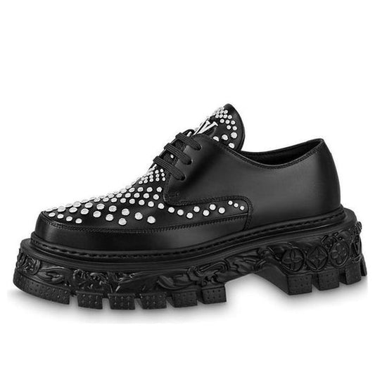 LOUIS VUITTON Derby LV Baroque Shoes 'Black' 1ABLO4