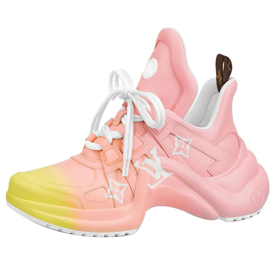 (WMNS) LOUIS VUITTON Archlight Sneakers 'Pink Yellow' 1A8SY4
