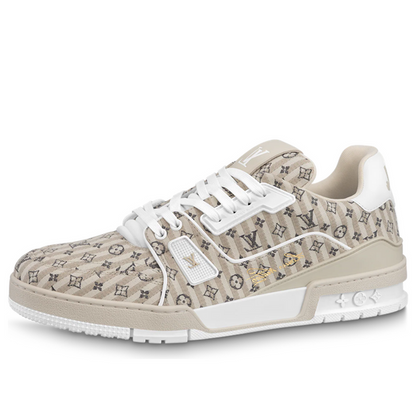 LOUIS VUITTON LV Trainer Sneakers 'Beige Monogram' 1ABG0J