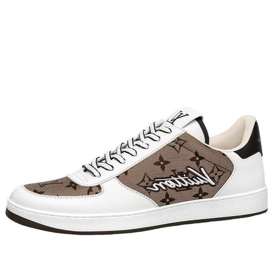 LOUIS VUITTON Rivoli Sneakers 'White with Vintage Monogram' 1ABF4L