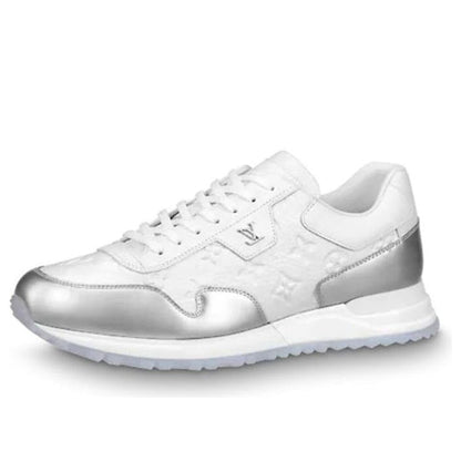 LOUIS VUITTON Run Away Sneakers 'White Monogram with Silver' 1A8V4K