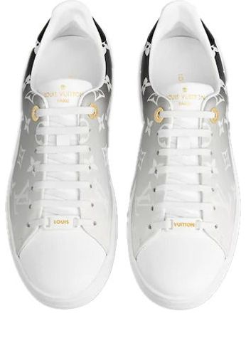 (WMNS) LOUIS VUITTON Frontrow Calfskin Sneakers Black 1A87CN