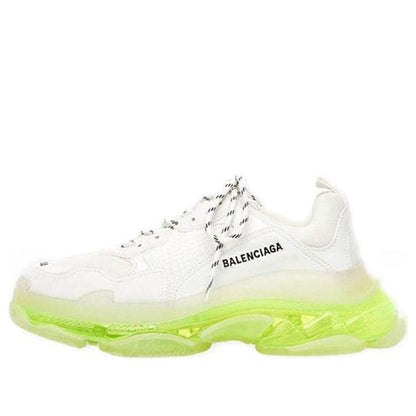 Balenciaga Triple S Sneaker 'Clear Sole - White Fluo Yellow' 541624W2FR19073