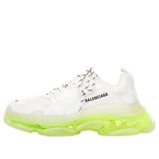 Balenciaga Triple S Sneaker 'Clear Sole - White Fluo Yellow' 541624W2FR19073