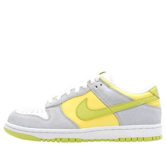 (WMNS) Nike W'S Dunk Low Nke 'White Yellow Gray' 314141-731