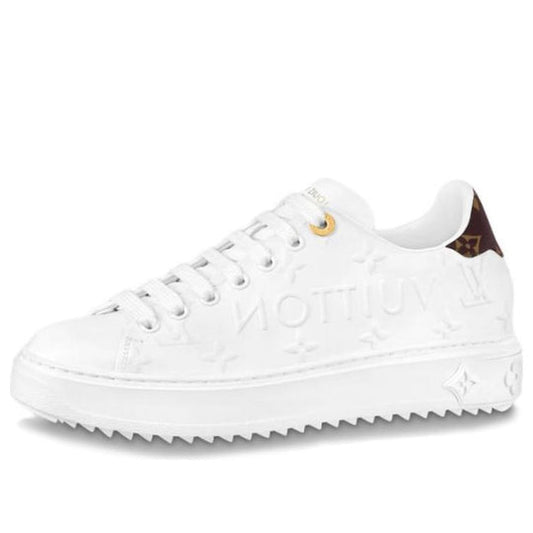 (WMNS) LOUIS VUITTON Time Out Trainers 'White Logo with Monogram' 1AAP6D