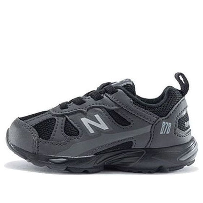 (TD) New Balance 878 Series Running Shoes Black/Grey IV878KOC