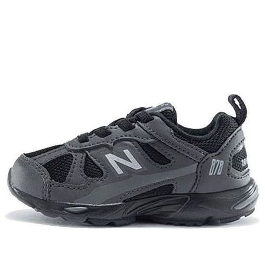 (TD) New Balance 878 Series Running Shoes Black/Grey IV878KOC