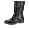 (WMNS) LOUIS VUITTON Drops Flat Half Boots 'Black' 1A8QUX