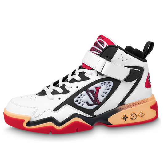 LOUIS VUITTON Trainer 2 Sneakers 'White Red' 1AARDU