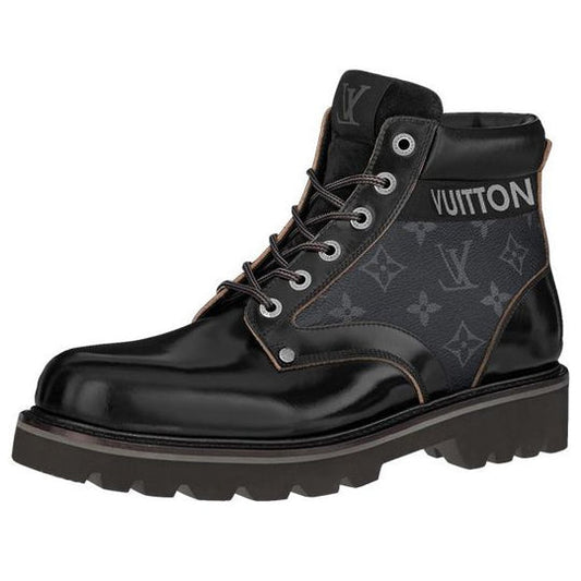 LOUIS VUITTON Oberkampf Ankle Sneakers 'Monogram Black' 1A8ZG1