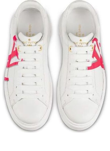 (WMNS) LOUIS VUITTON LV Time Out Sports Shoes White/Pink 1A4VVN