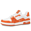 LOUIS VUITTON LV Trainers 'White Minimonogram Orange' 1ABOJY