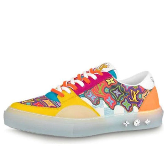 LOUIS VUITTON Ollie Logo Limited Edition Sneakers 'Psychedelic Monogram Canvas and Leather' 1A8Q6L