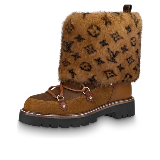 (WMNS) LOUIS VUITTON Territory Boots 'Brown' 1A5LRO
