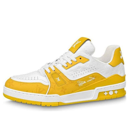 LOUIS VUITTON LV Trainers 'White Yellow' 1ABOIC