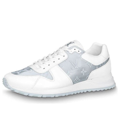 LOUIS VUITTON Run Away Sneakers 'White with Grey Monogram' 1A8KIU