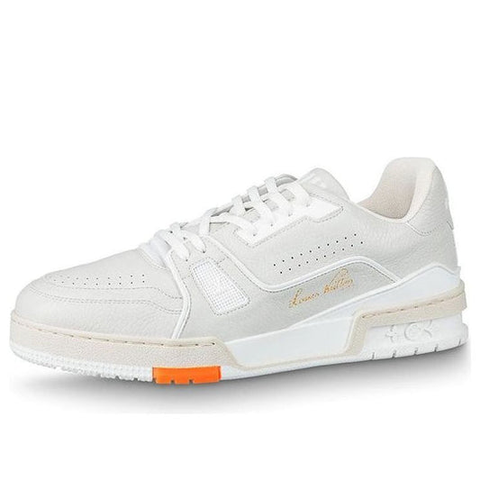 LOUIS VUITTON Trainer Sneakers 'White Orange' 1A5A0V