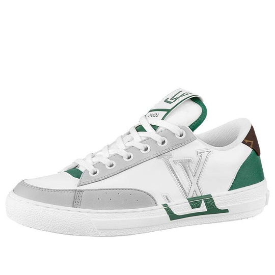 (WMNS) LOUIS VUITTON LV Charlie Sneakers 'Grey Green' 1A9S3O