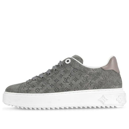 (WMNS) LOUIS VUITTON Time Out Sneakers 'Grey Minimonogram' 1ABR1M