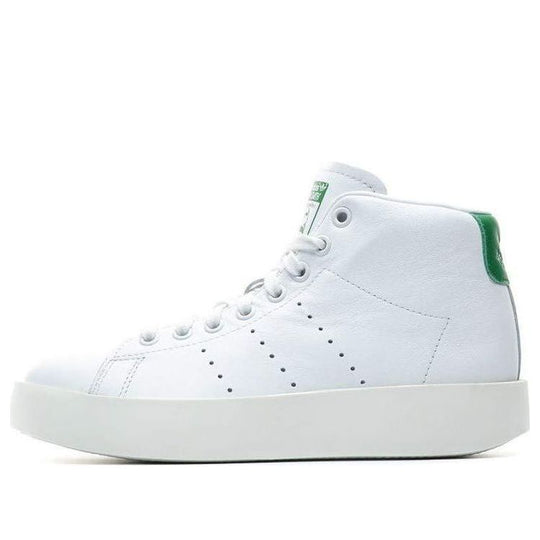 (WMNS) adidas Stan Smith Bold Mid 'White Green' BY9663