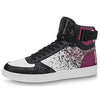 LOUIS VUITTON Rivoli Ankle Sneakers 'Metallic Purple with Black Monogram' 1A5YK