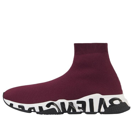 Balenciaga Speed Trainer 'Midsole Graffiti - Purple' 605972W05GE6091