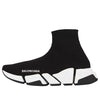 (WMNS) Balenciaga Speed 2 Trainer Knit 'Black White' 617196W17021015