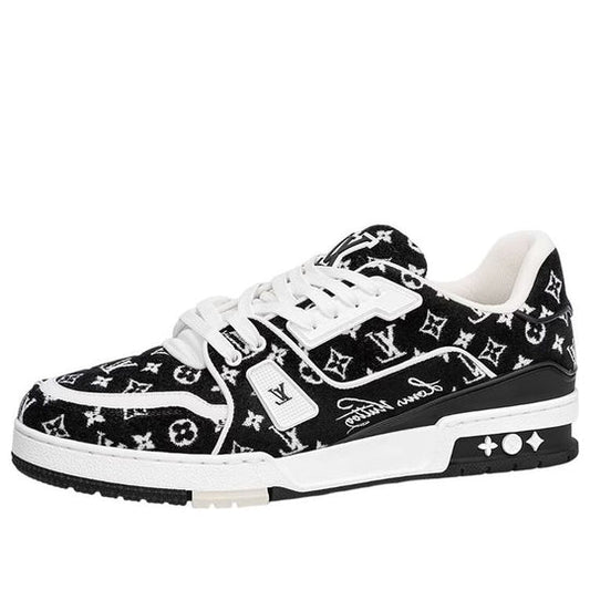 LOUIS VUITTON LV Trainer Sneakers 'Black Monogram' 1ABFTE