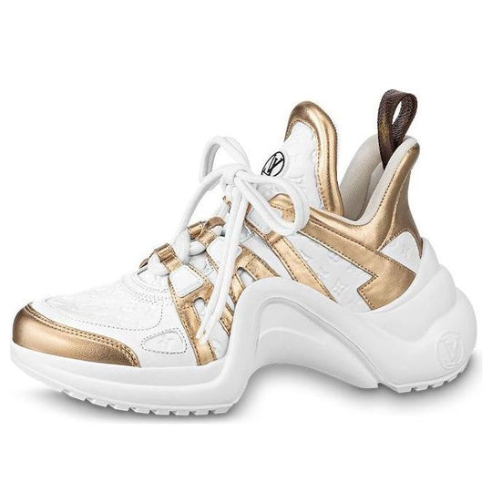 (WMNS) LOUIS VUITTON Archlight 1.0 Sneakers 'White Gold' 1ABVG1