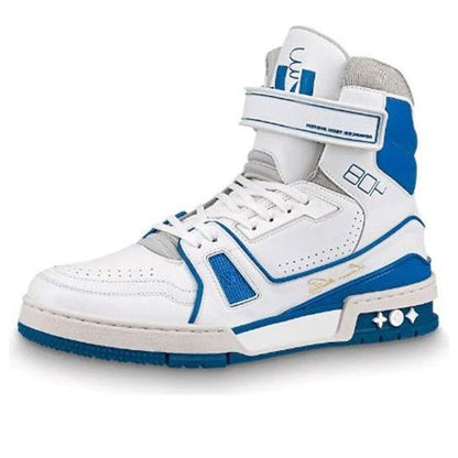 LOUIS VUITTON Trainer Boots 'White Blue' 1A54J8