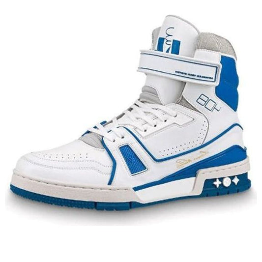 LOUIS VUITTON Trainer Boots 'White Blue' 1A54J8