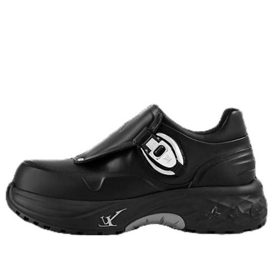 LOUIS VUITTON LV Discovery Monk Strap Shoes 'Black' 1ABYX1