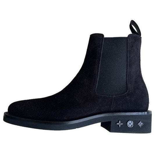 LOUIS VUITTON Plain Leather Boots 'Black' 1A9HMH