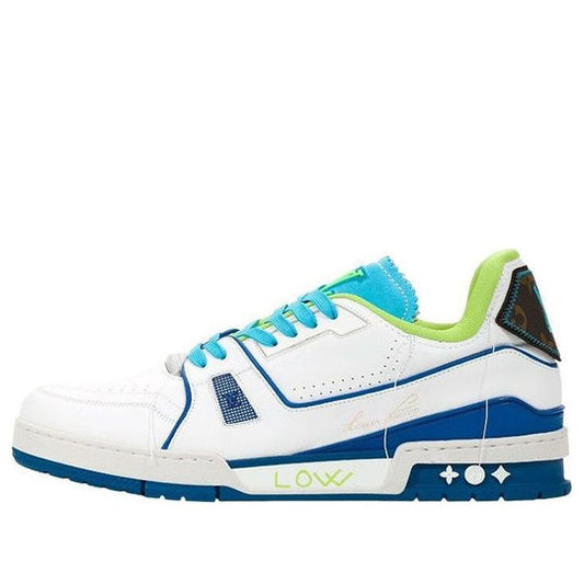 LOUIS VUITTON Trainers 'White Blue Green for Ghana' 1A9DBB