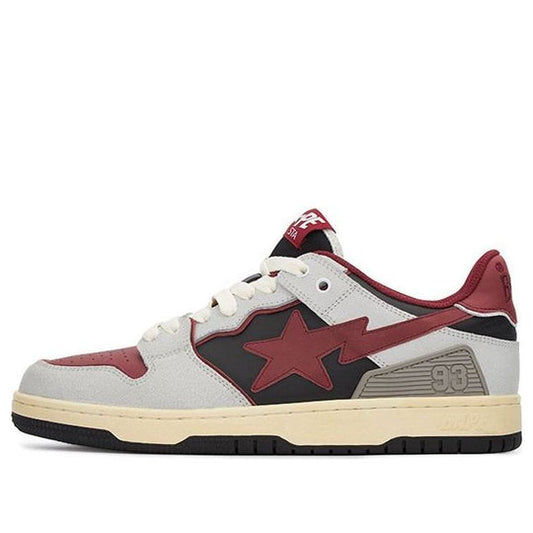 (WMNS) A Bathing Ape Sk8 Sta #4 'Red Off White' 1I20-291-020