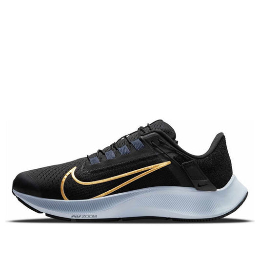 (WMNS) Nike Air Zoom Pegasus 38 FlyEase Wide 'Black Metallic Gold Coin' DA6700-004